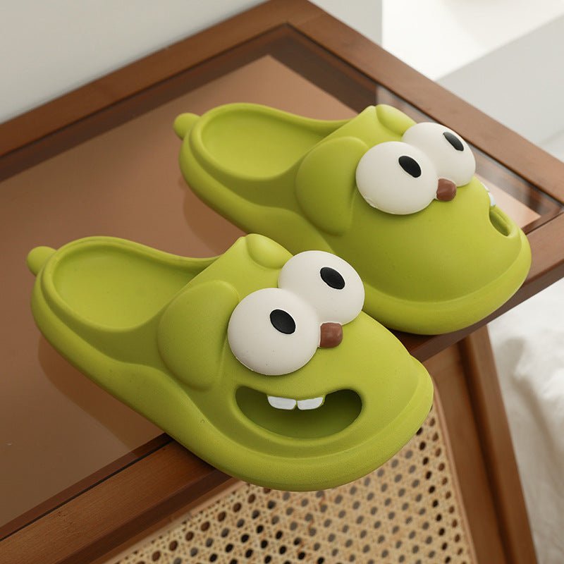 Big Eye Dog Slippers Tongue Kissing Slippers