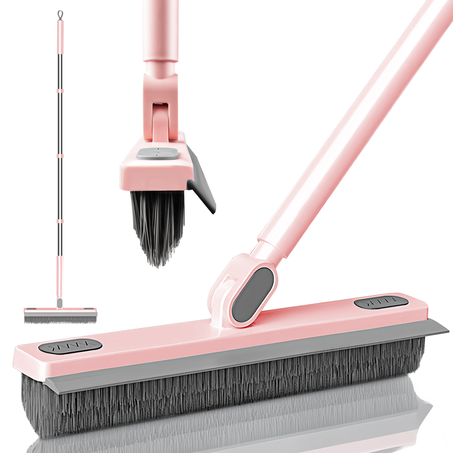 KZKR M23 Floor Scrub Brush with Squeegee