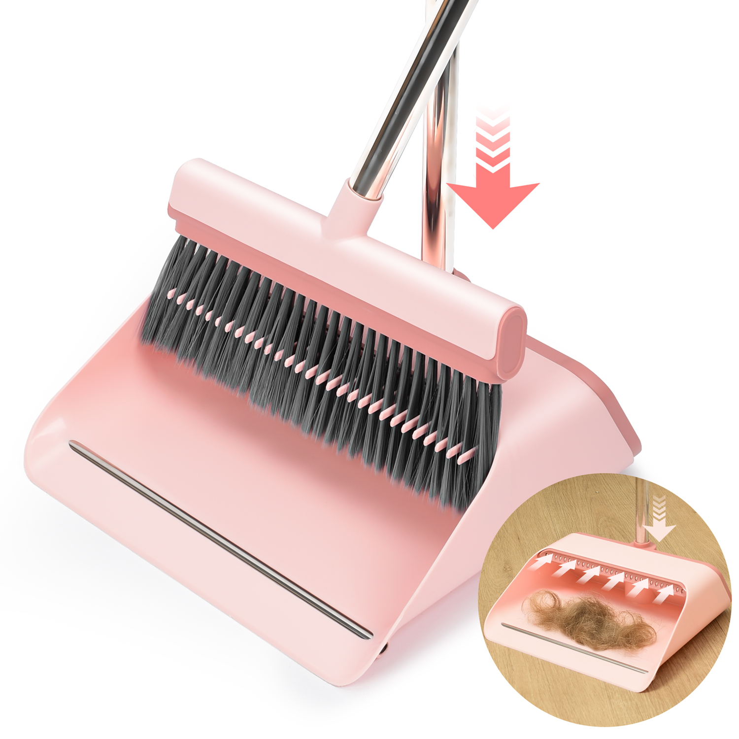 KZKR M27 Broom and Dustpan Set