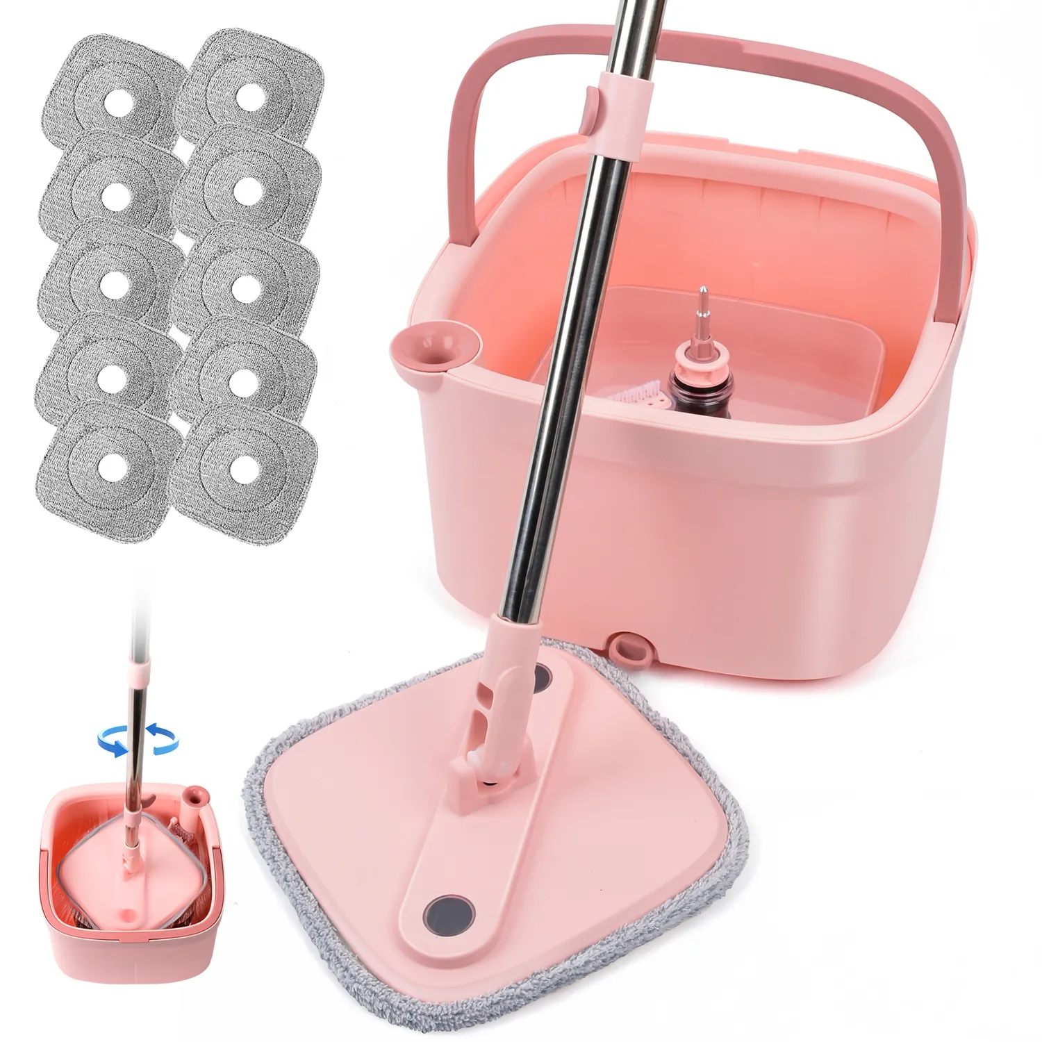 INWEJIA S10 Spin Mop Set