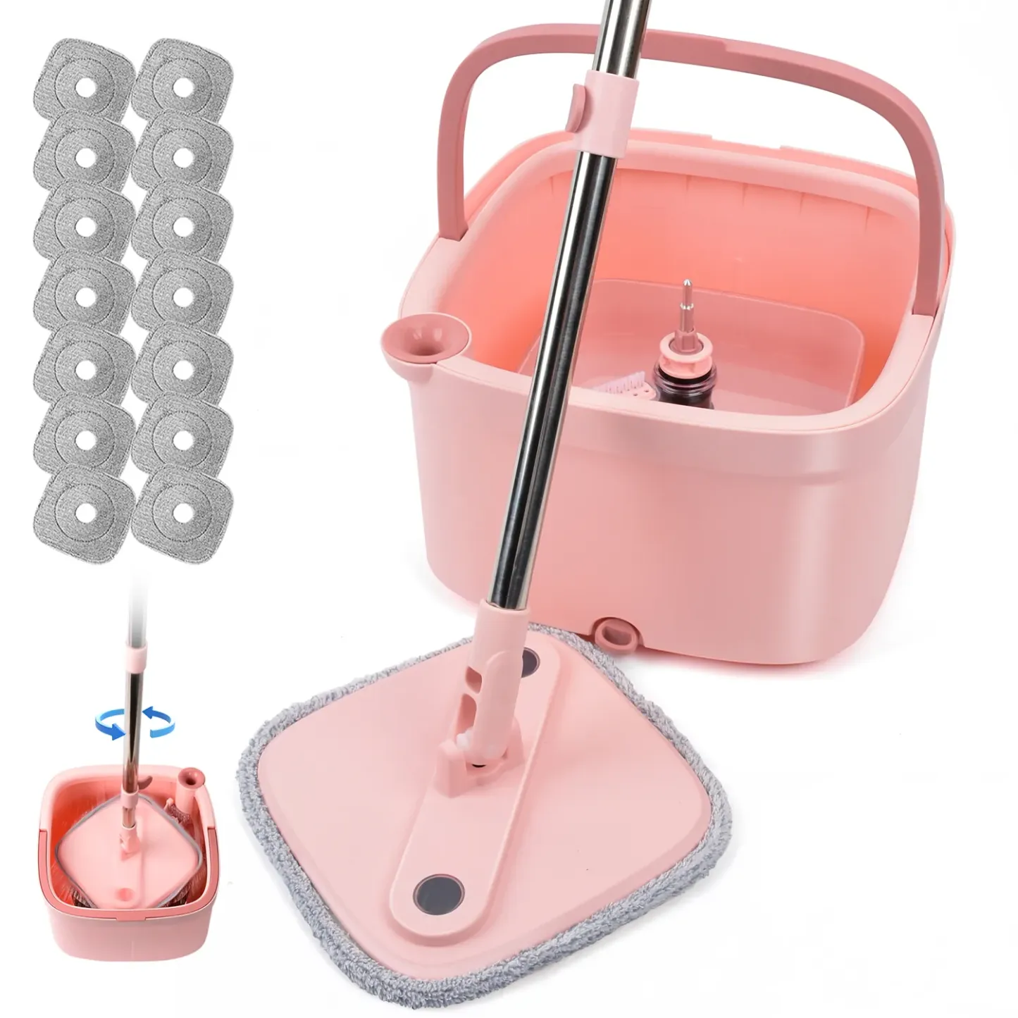 INWEJIA S10 Spin Mop Set