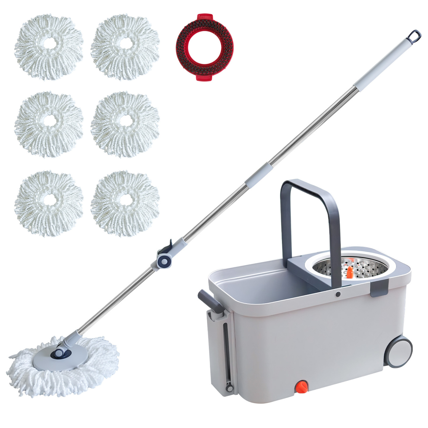 KZKR S9 Spin Mop and Bucket