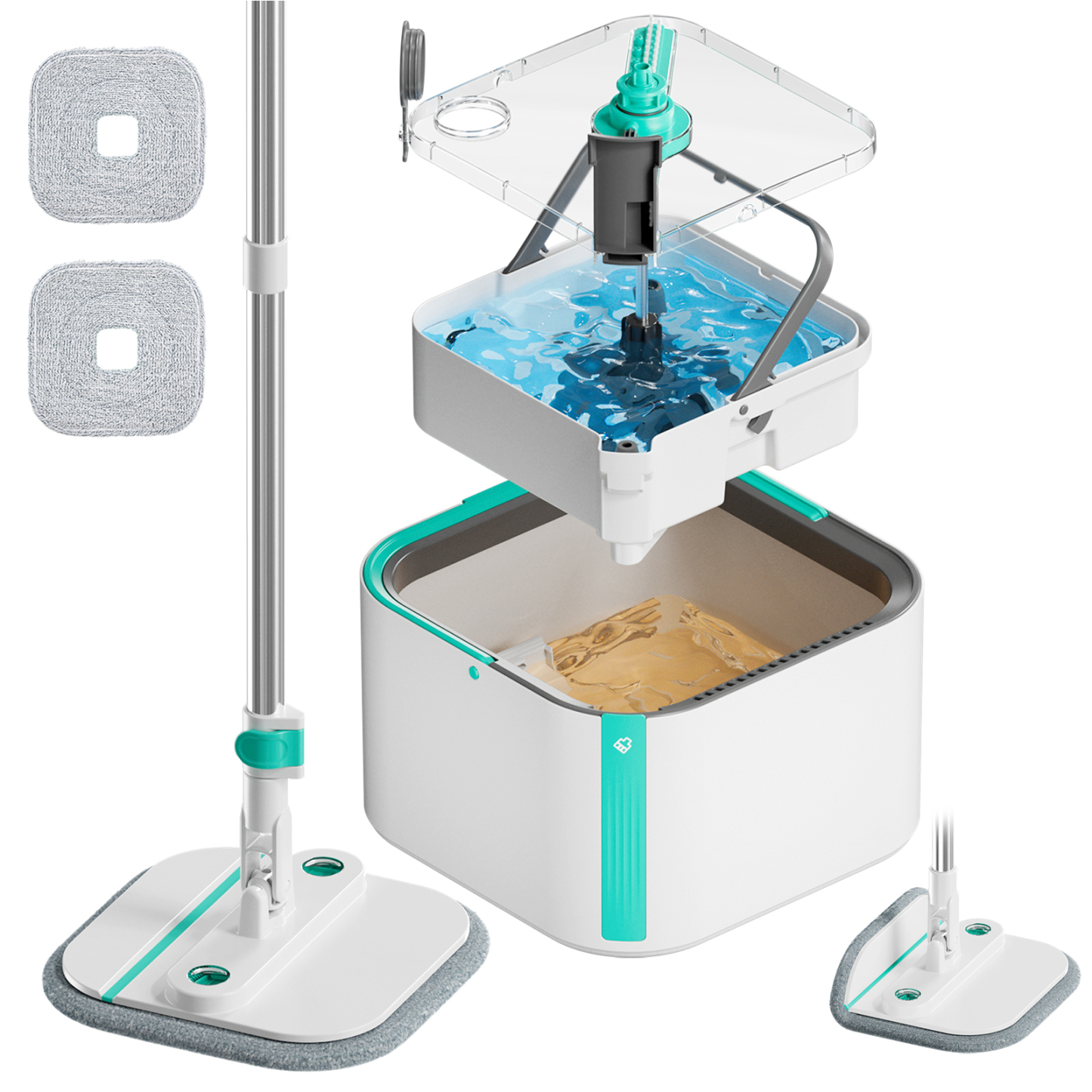 KZKR S11 Upgrade Spin Mop and Bucket