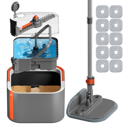 KZKR S11 Upgrade Spin Mop and Bucket