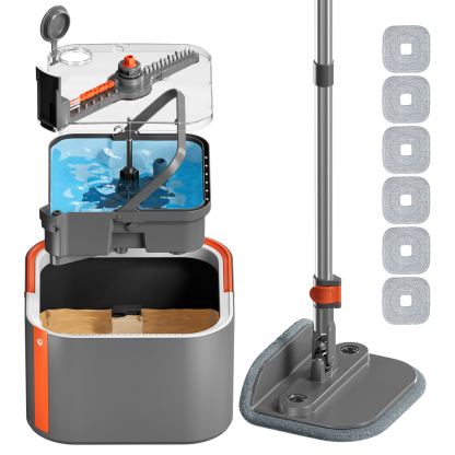 KZKR S11 Upgrade Spin Mop and Bucket