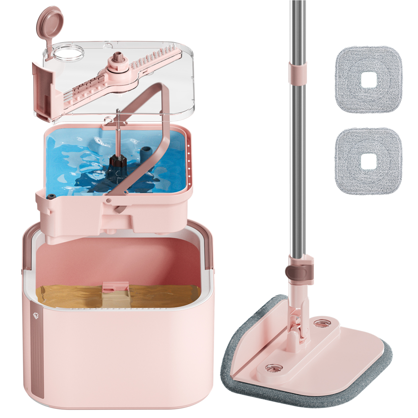 KZKR S11 Upgrade Spin Mop and Bucket