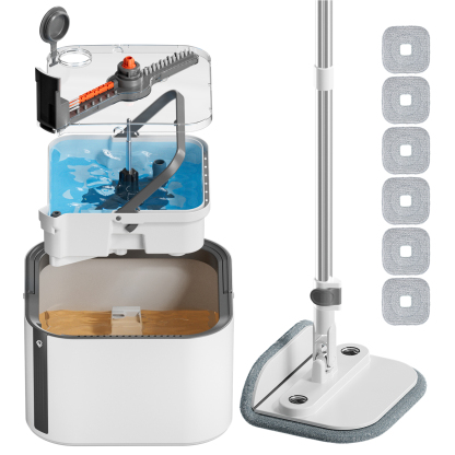 KZKR S11 Upgrade Spin Mop and Bucket