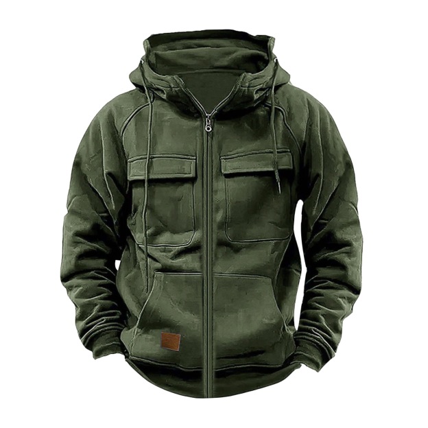 Last Day 70% Off - Men's Loose Fit Half Zip Sweatshirt Hoodie