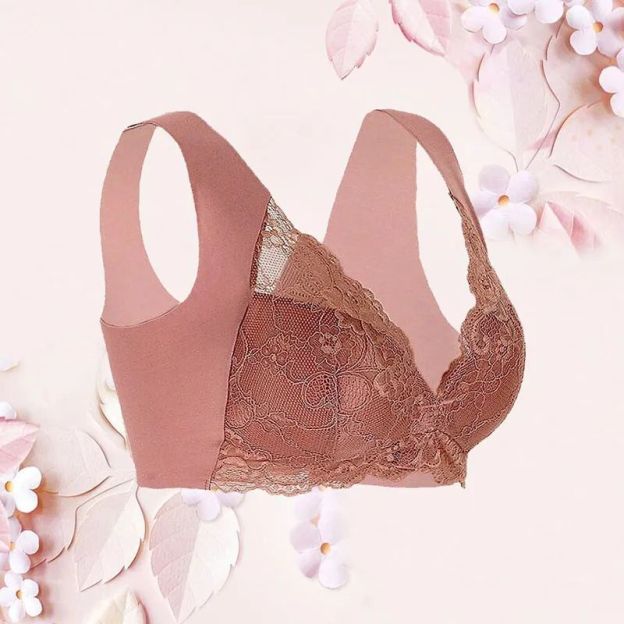 🔥HOT SALE🔥BRA FOR OLDER WOMEN FRONT CLOSURE 5D SHAPING PUSH UP SEAMLESS NO TRACE BEAUTY BACK SPORTS COMFY BRA