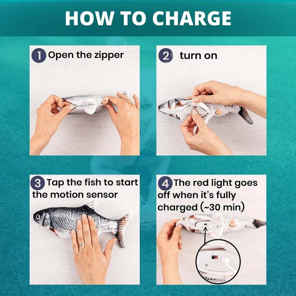 🔥🔥🔥49% OFF🐱FloppyFish- 🐶INTERACTIVE FISH TOY FOR YOUR PETS