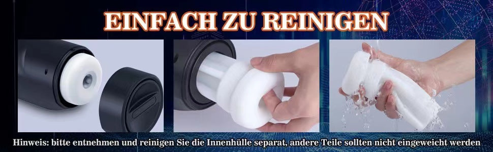 Lshe Men's Automatic Retractable Sucking Heating Vagina Masturbation Cup Sex Toy6