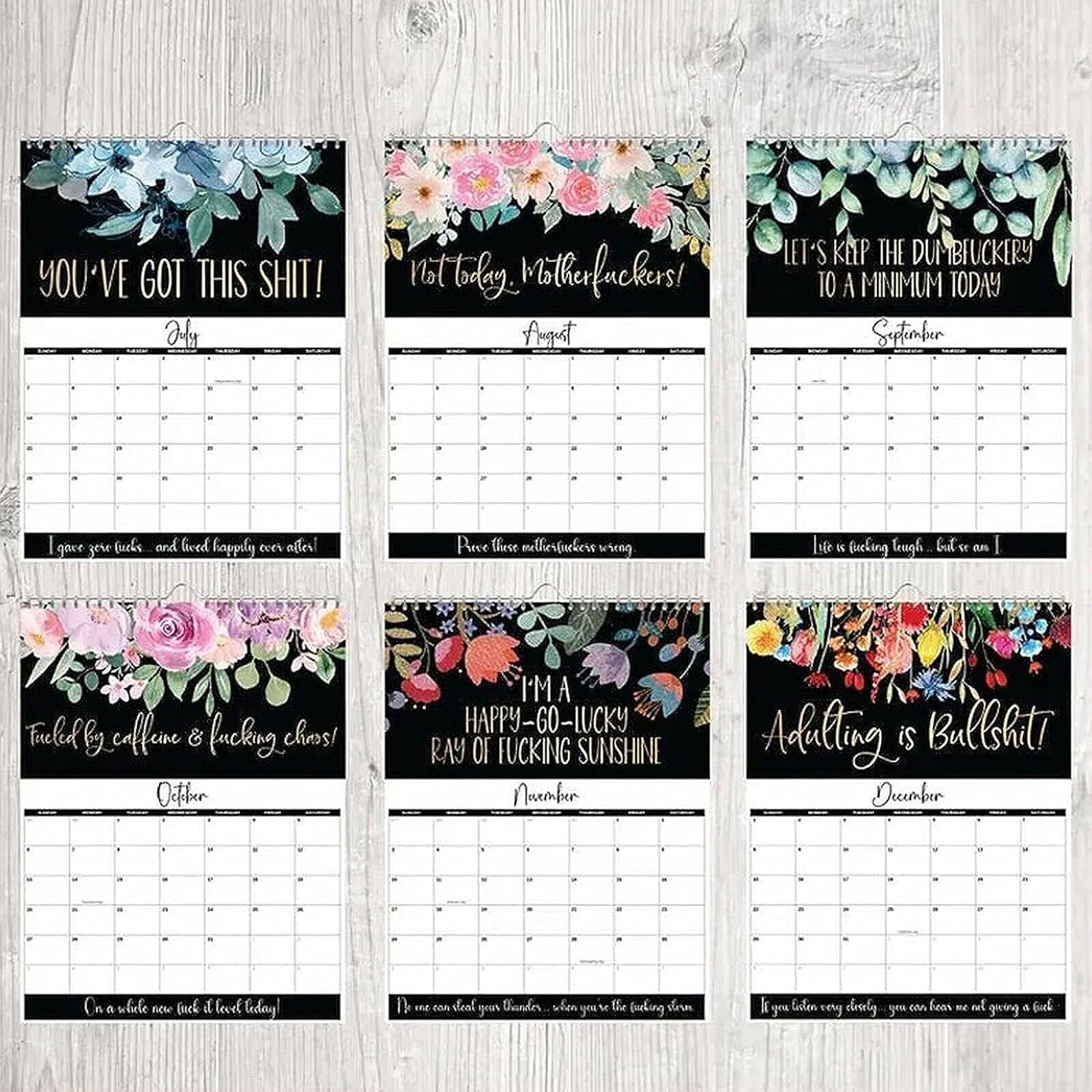 2024 Calendar For Tired-Ass Women - Buy 2 Free Shipping