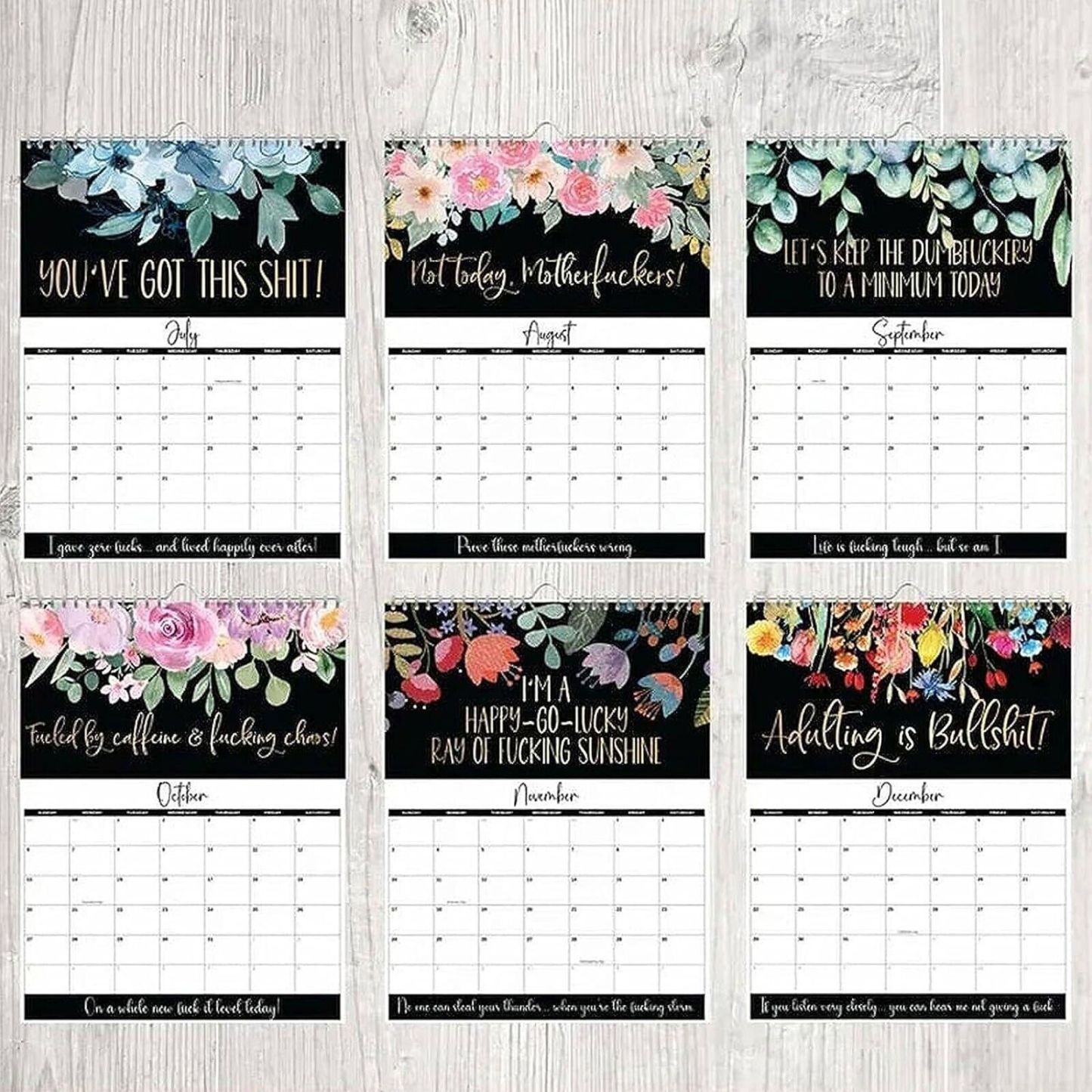 2024 Calendar For Tired-Ass Women - Buy 2 Free Shipping