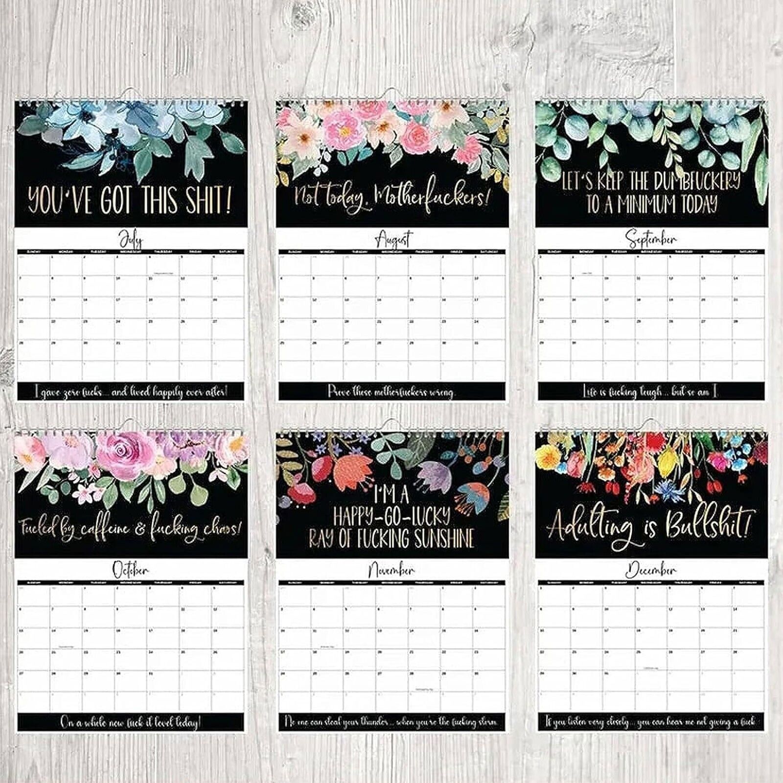 2024 Calendar For Tired-Ass Women - Buy 2 Free Shipping