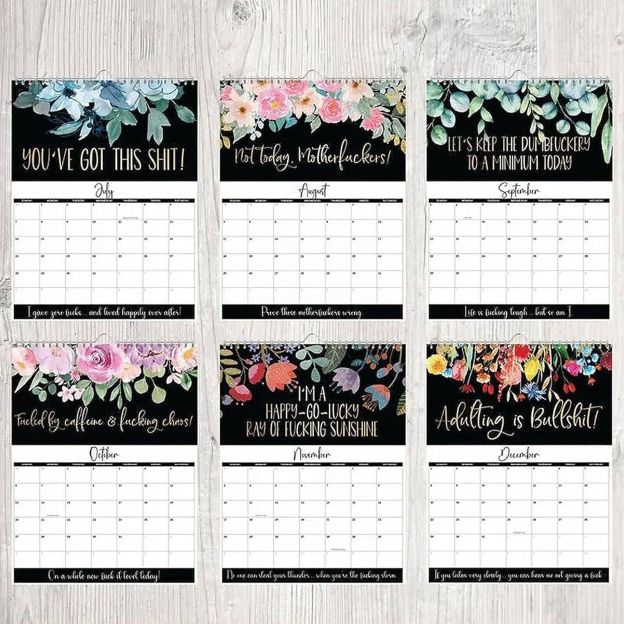 2024 Calendar For Tired-Ass Women - Buy 2 Free Shipping