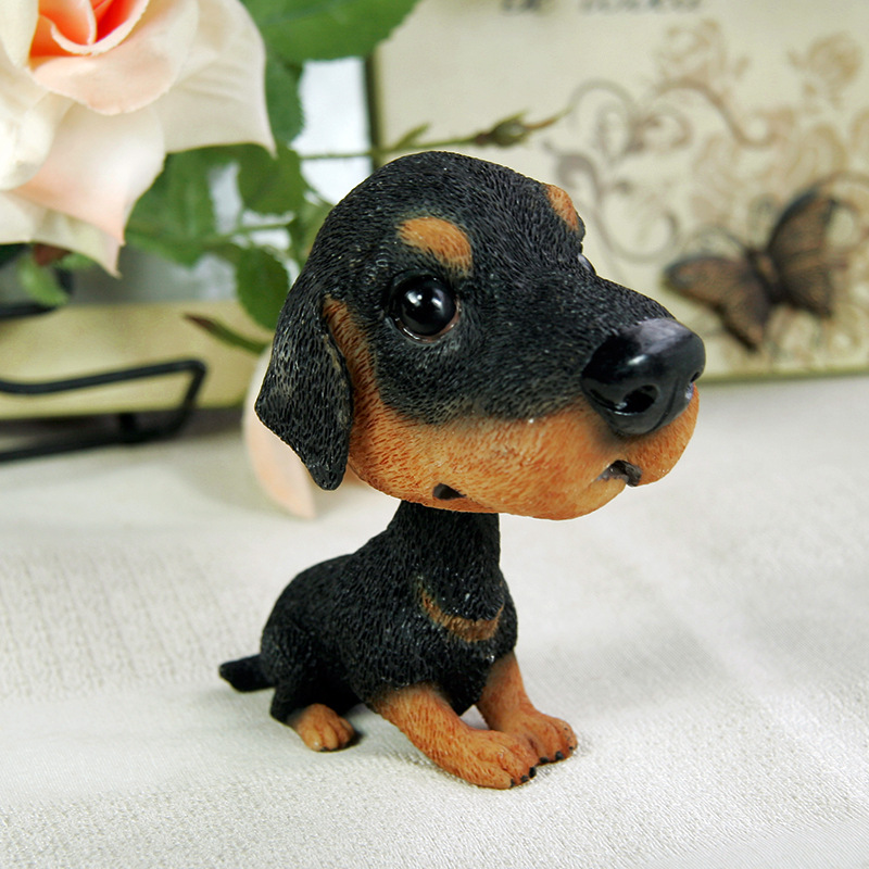 Cute car interior decoration bobble head dog