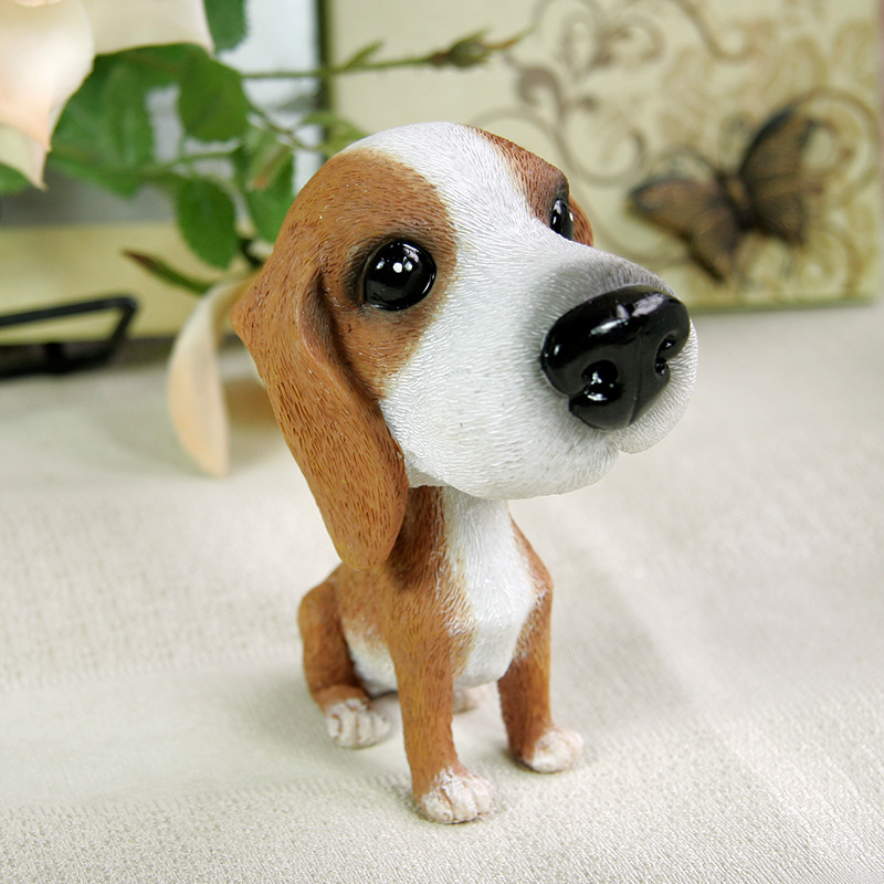 Cute car interior decoration bobble head dog
