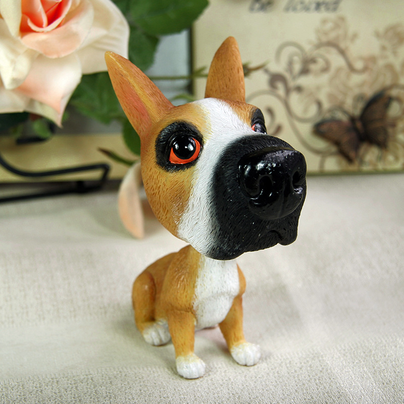 Cute car interior decoration bobble head dog