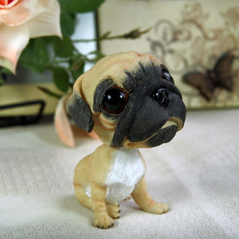 Cute car interior decoration bobble head dog