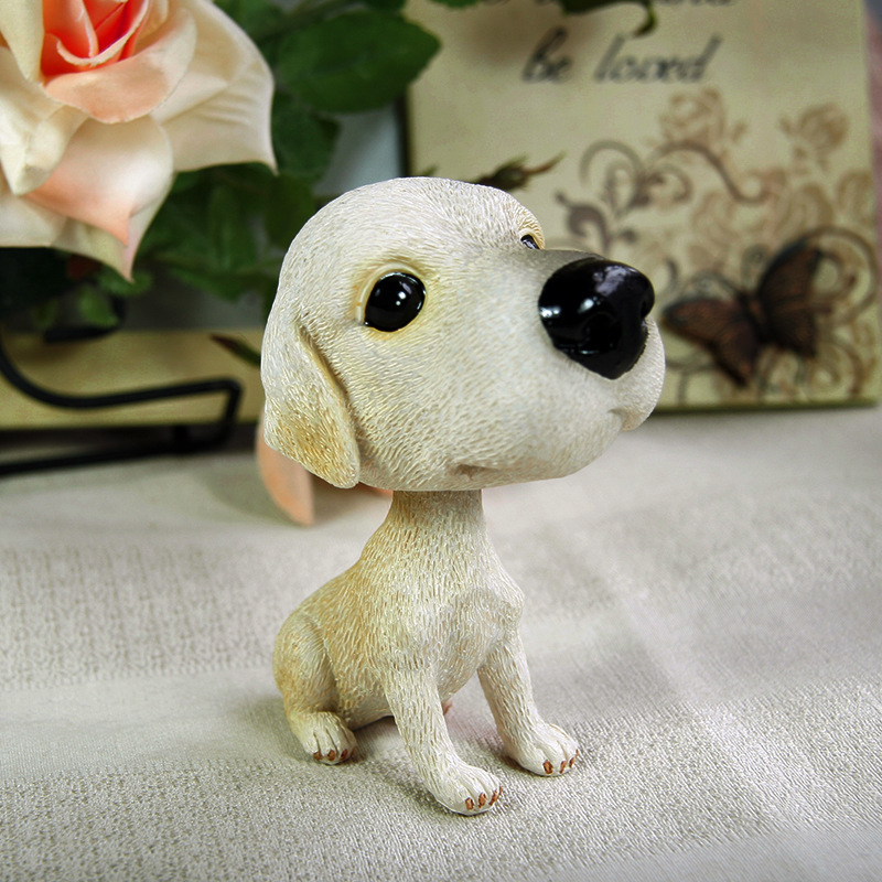 Cute car interior decoration bobble head dog