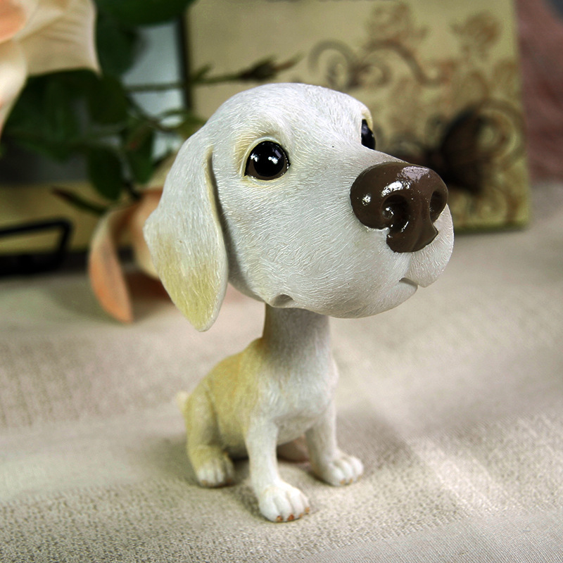 Cute car interior decoration bobble head dog