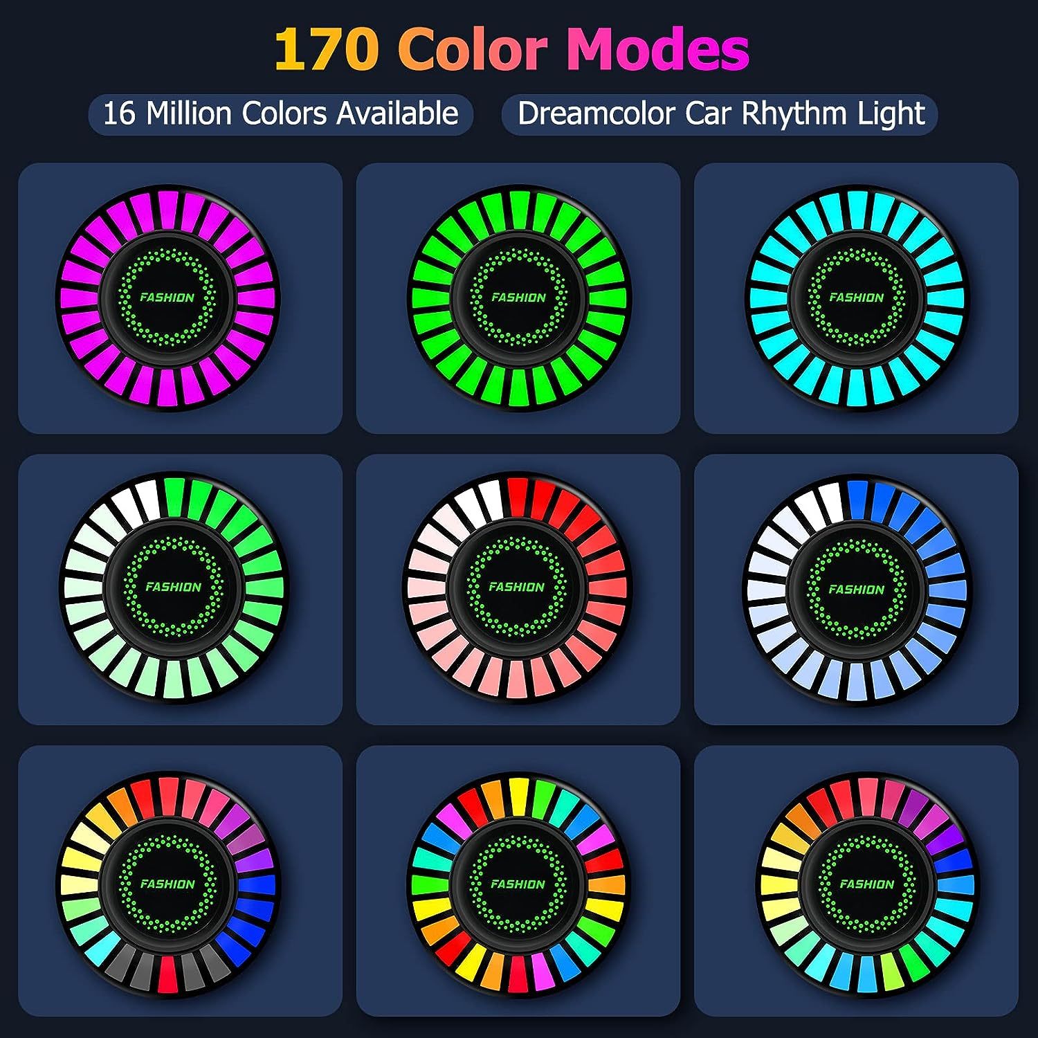 🔥🔥Hot Sale🔥 🚗Car Voice-Activated Rhythm Light