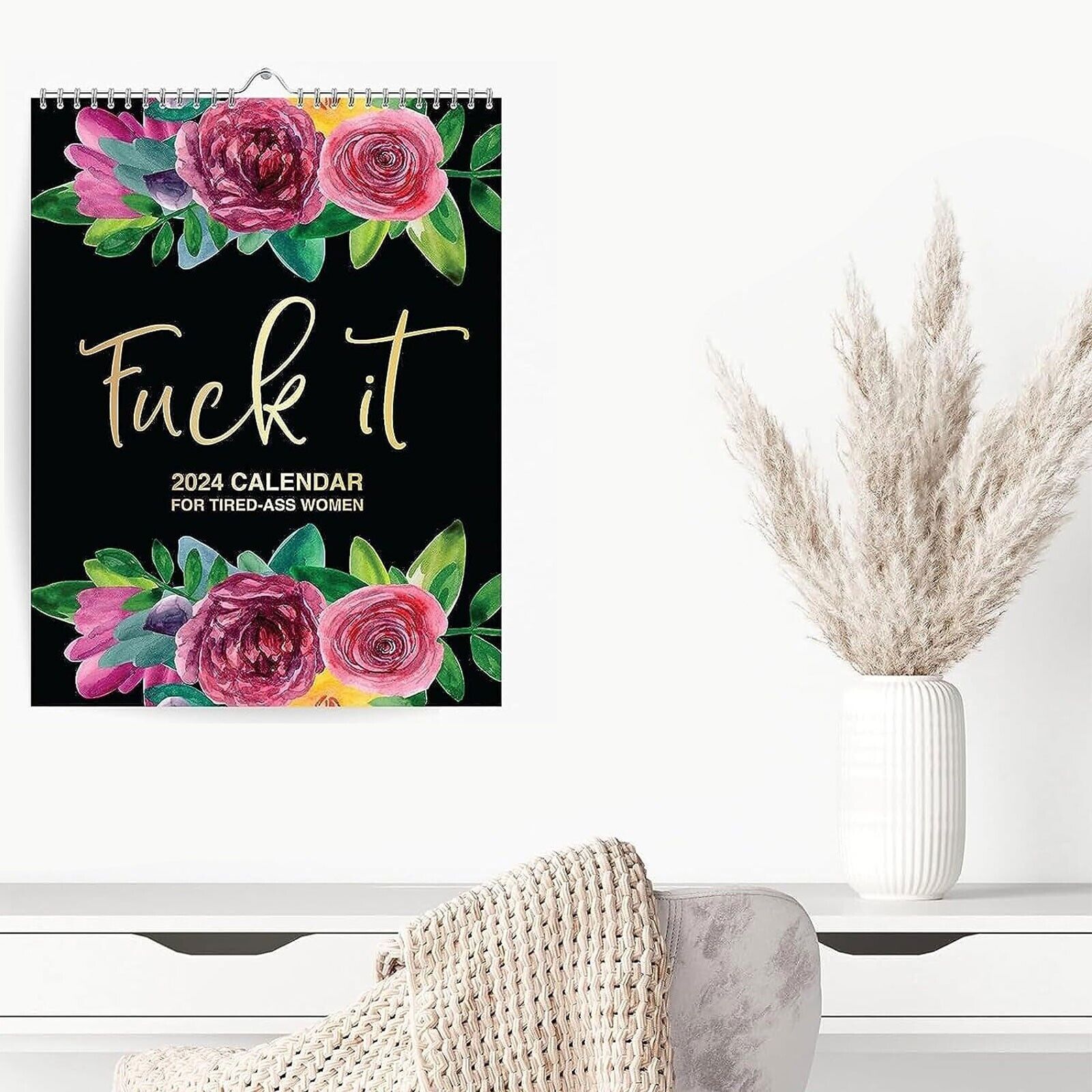 2024 Calendar For Tired-Ass Women - Buy 2 Free Shipping