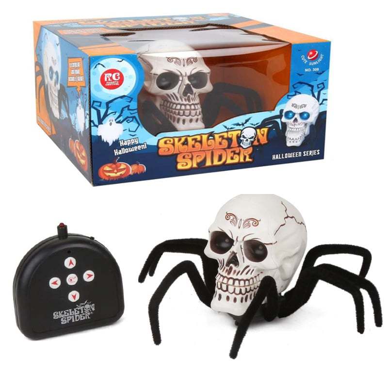 🔥HOT SALE🔥2023 Latest Halloween Scary Remote Control Skeleton Spider💀