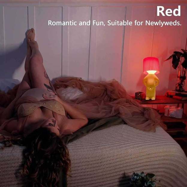 💖Creative Shy Desk Lamp Bedside Night Lamp Little Naughty Boy Desk Lamp