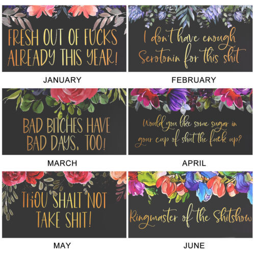 2024 Calendar For Tired-Ass Women - Buy 2 Free Shipping