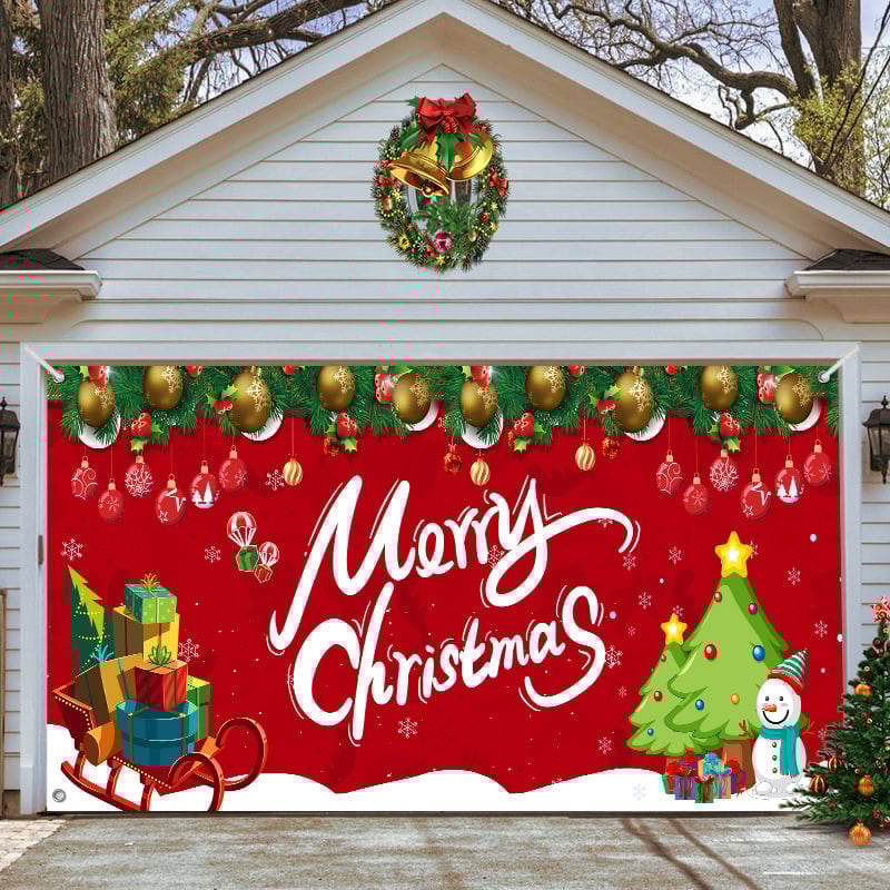 🎄Last Day Sale 49% OFF - Christmas 2024 Reusable Garage Door Decoration