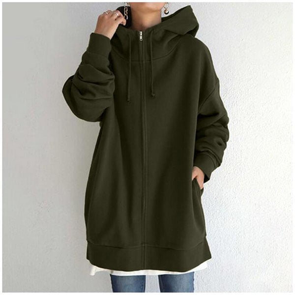 (🎁2023-Christmas Hot Sale🎁)Women's Autumn/Winter Zipper Hooded Sweater