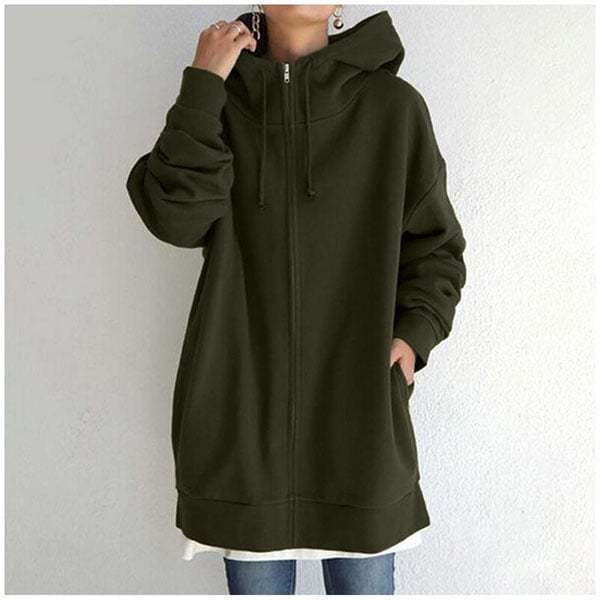 (🎁2023-Christmas Hot Sale🎁)Women's Autumn/Winter Zipper Hooded Sweater