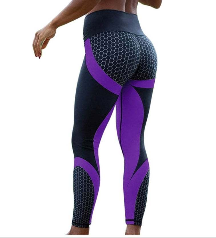 [Buy 2 Free Shipping]🍑Colorblock Butt Lifting High Waist Sports Leggi