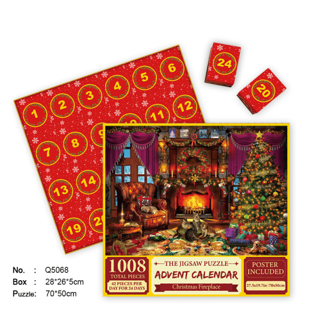 🎄Christmas Advent Calendar Jigsaw Puzzle 🧩[beautiful package]
