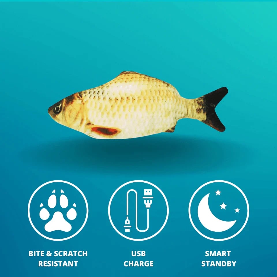 🔥🔥🔥49% OFF🐱FloppyFish- 🐶INTERACTIVE FISH TOY FOR YOUR PETS