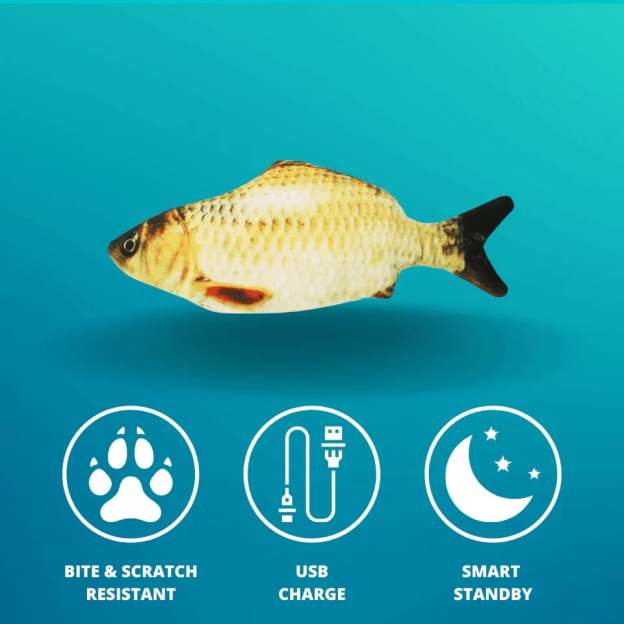 🔥🔥🔥49% OFF🐱FloppyFish- 🐶INTERACTIVE FISH TOY FOR YOUR PETS