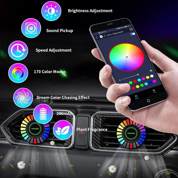 🔥🔥Hot Sale🔥 🚗Car Voice-Activated Rhythm Light