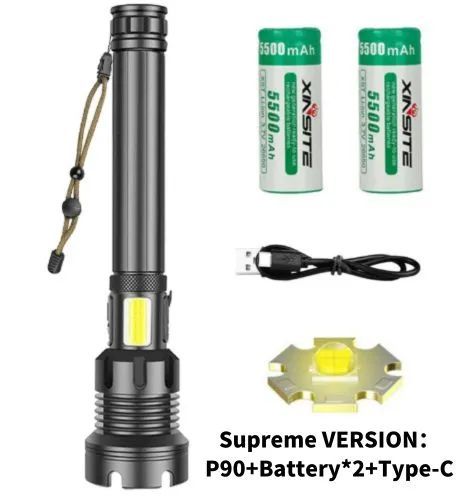 🔥Last Day Promotion - 49% OFF🔥LED Rechargeable Tactical Laser Flashlight 80000 High Lumens