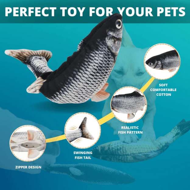 🔥🔥🔥49% OFF🐱FloppyFish- 🐶INTERACTIVE FISH TOY FOR YOUR PETS