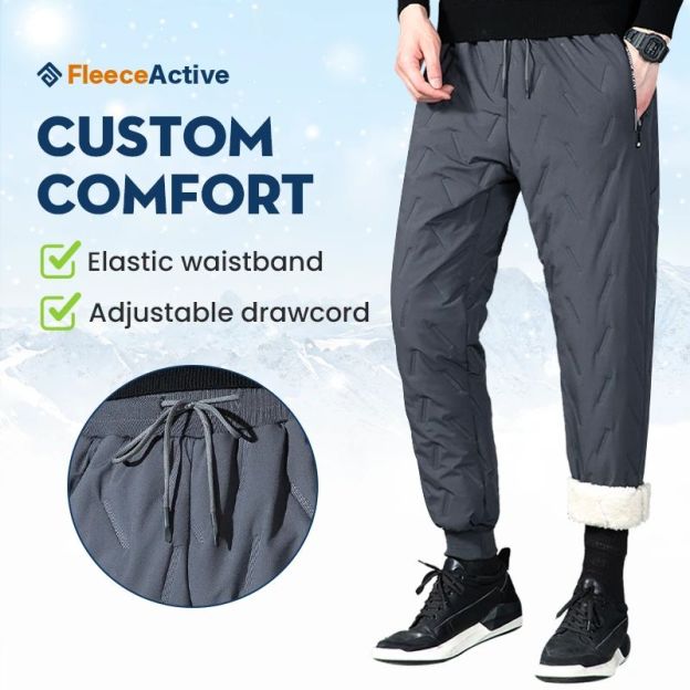 🎁🎉Winter Sale 49%OFF🔥 Unisex Fleece-Lined Waterproof Pants