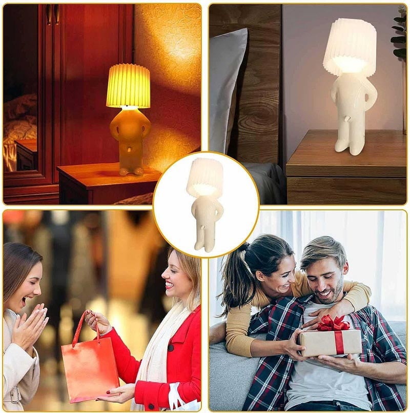💖Creative Shy Desk Lamp Bedside Night Lamp Little Naughty Boy Desk Lamp