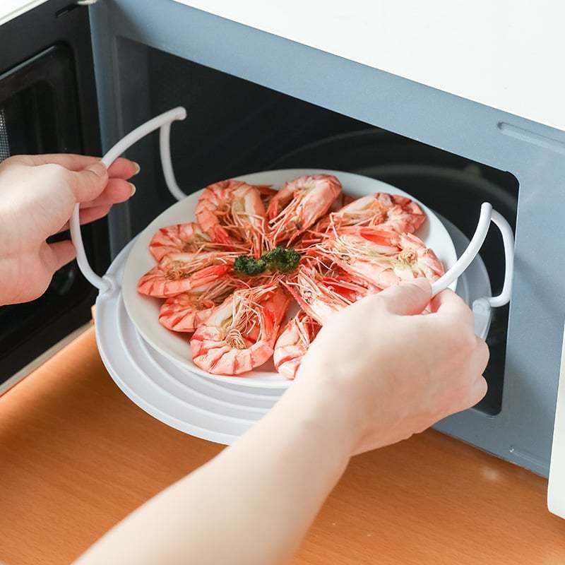 ⛄Spring Hot Sale- 48% OFF--🎈Microwave Oven Steamer Storage Rack (Random color)🍱--buy more save more👍