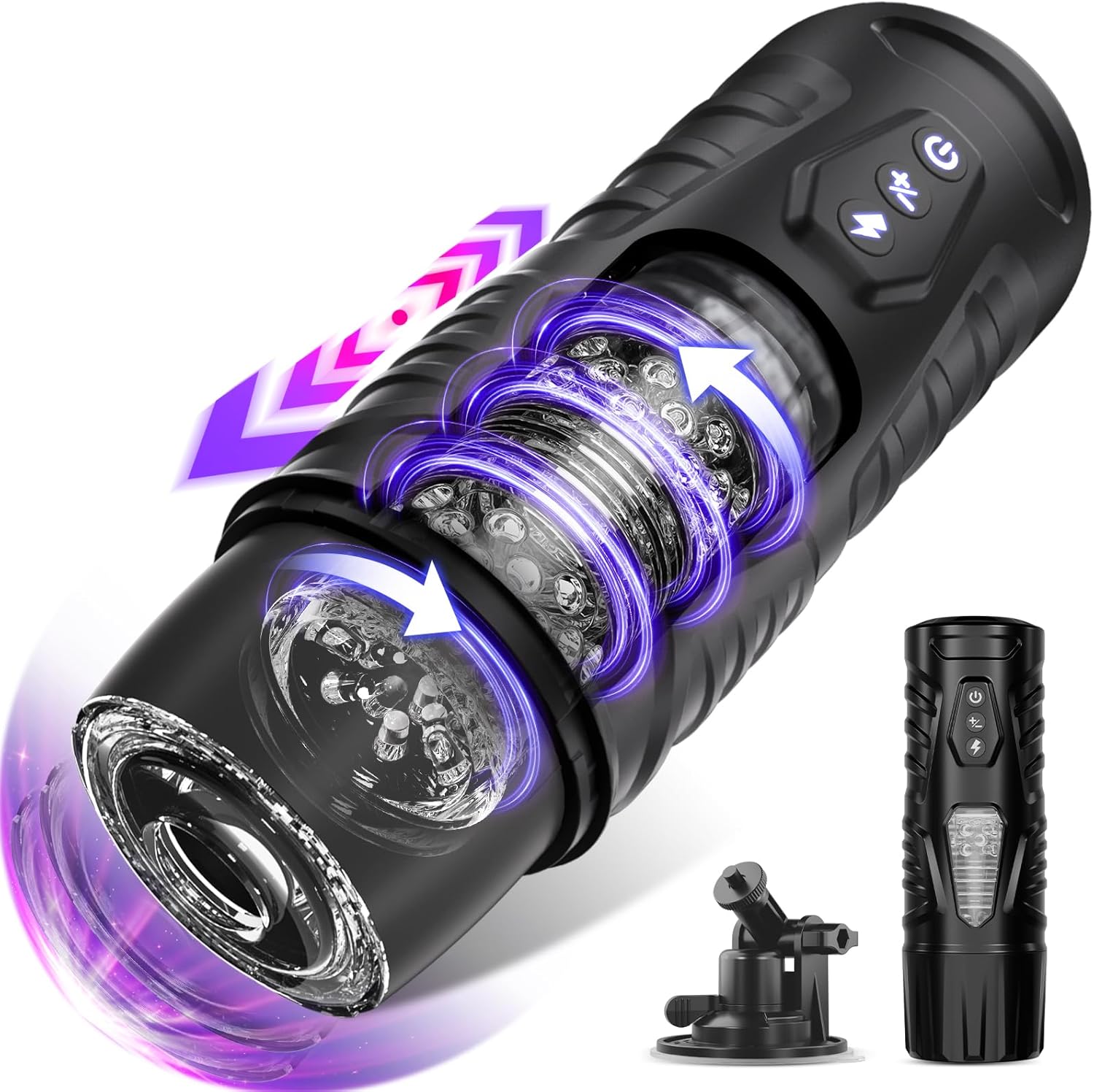 Automatic Male Masturbator Sex Toys for Men - Adult Toy Male Sex Toys with 7 Thrusting & 7 Rotating Modes