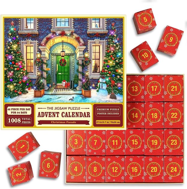 🎄Christmas Advent Calendar Jigsaw Puzzle 🧩[beautiful package]