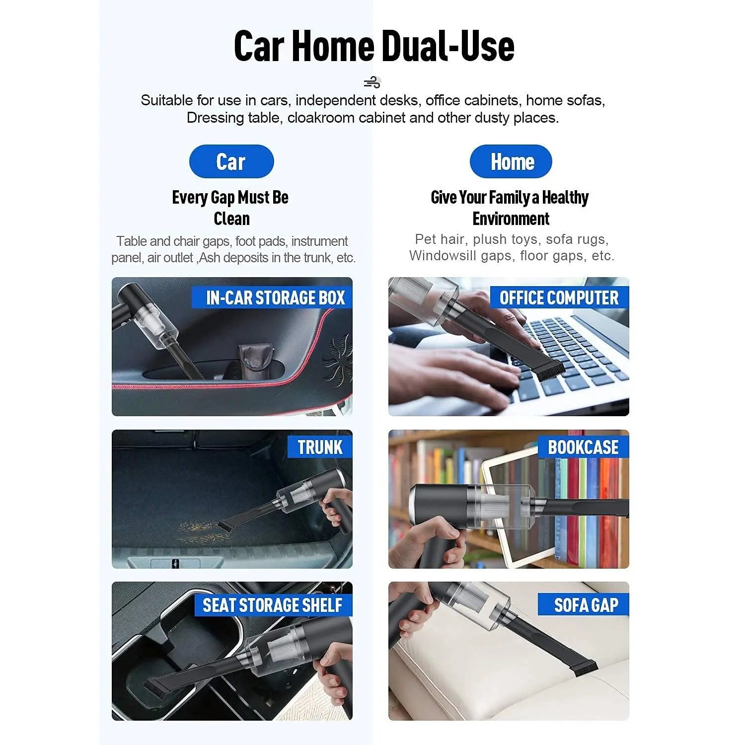 🔥🔥Hot Sale 60% Off🔥🔥Portable Air Duster Wireless Vacuum Cleaner