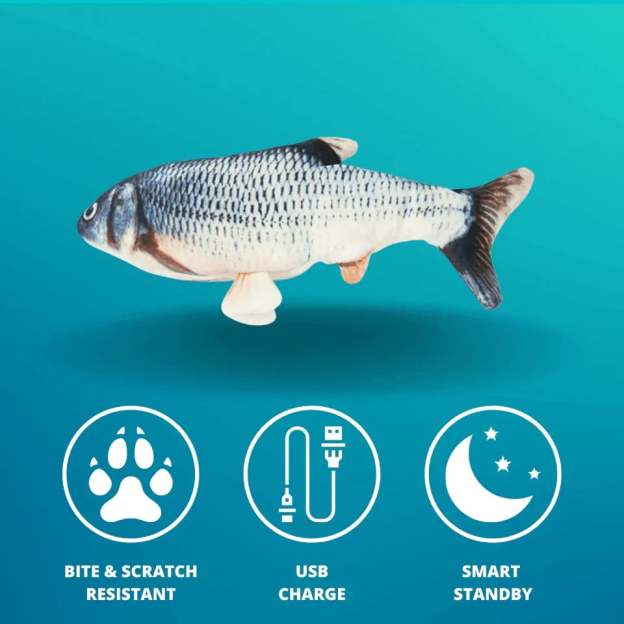 🔥🔥🔥49% OFF🐱FloppyFish- 🐶INTERACTIVE FISH TOY FOR YOUR PETS