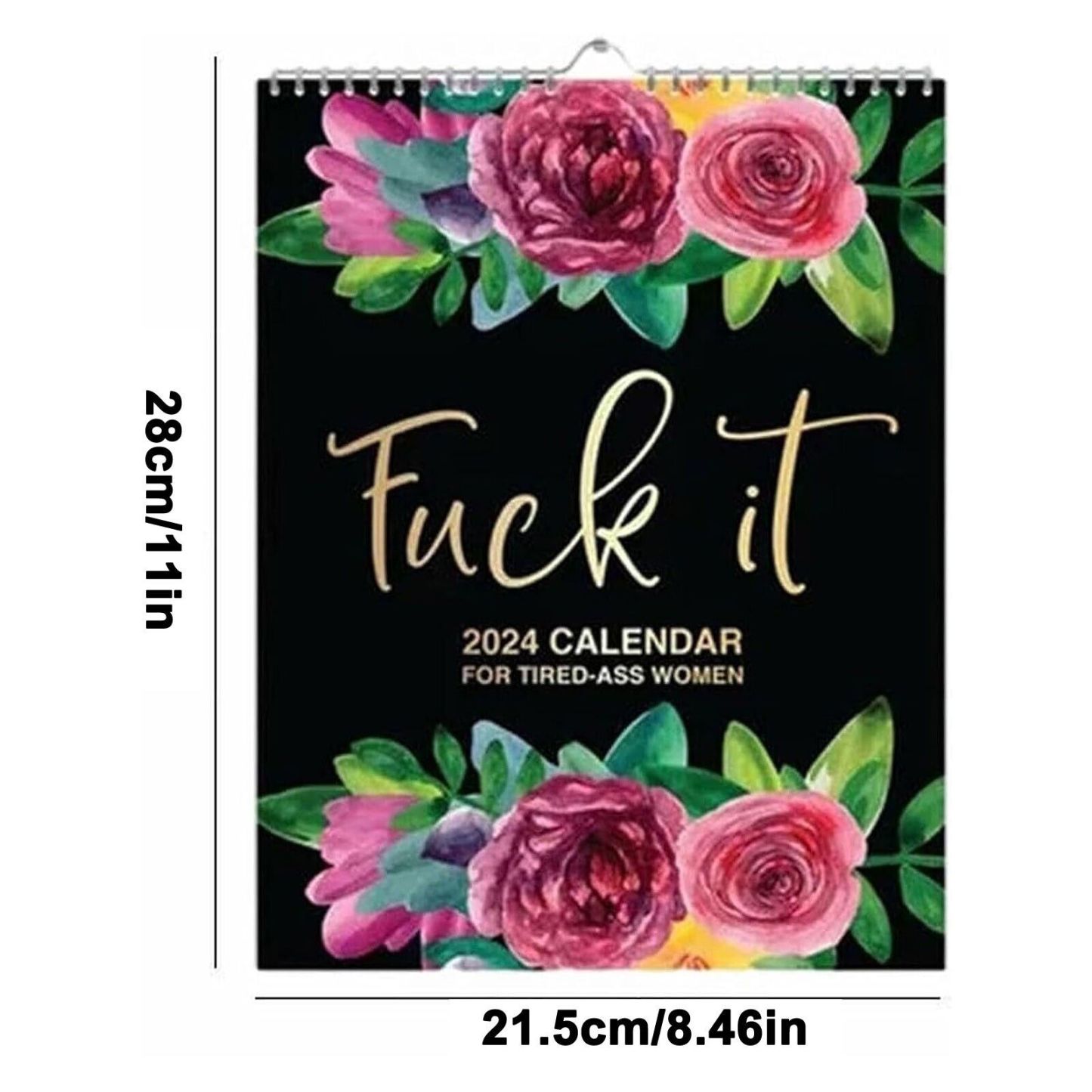 2024 Calendar For Tired-Ass Women - Buy 2 Free Shipping