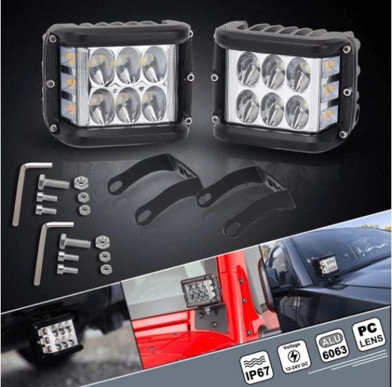 Car Dual Sides LED Dual Color Light