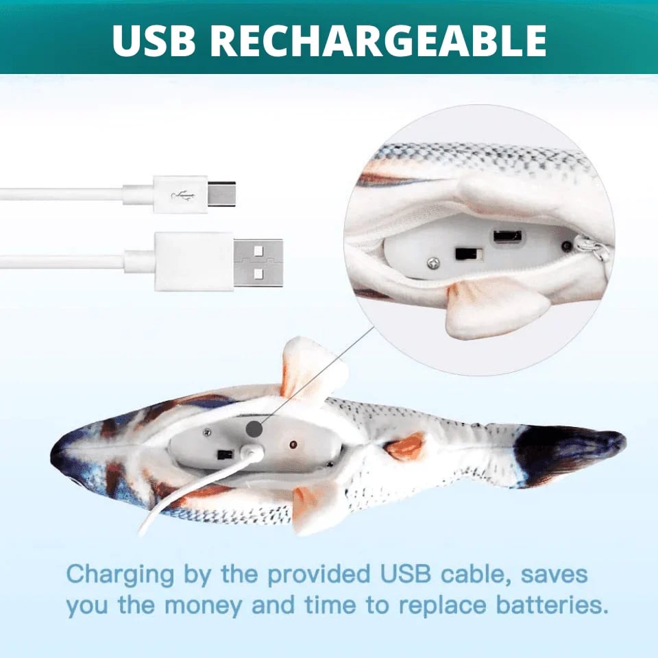 🔥🔥🔥49% OFF🐱FloppyFish- 🐶INTERACTIVE FISH TOY FOR YOUR PETS